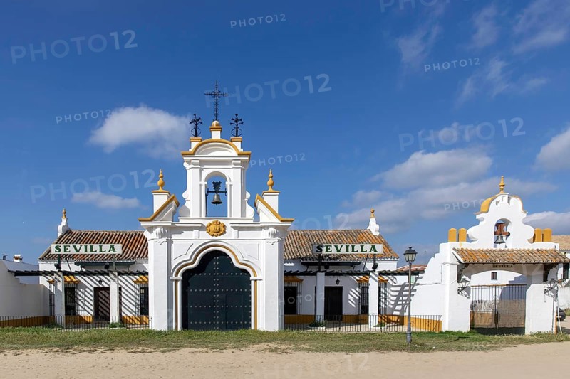 A church in El Rocio, Spain, Huelva, El Rocio, church, architecture, Spain, Huelva, El Rocio, El Rocio, Huelva, Spain, Europe
