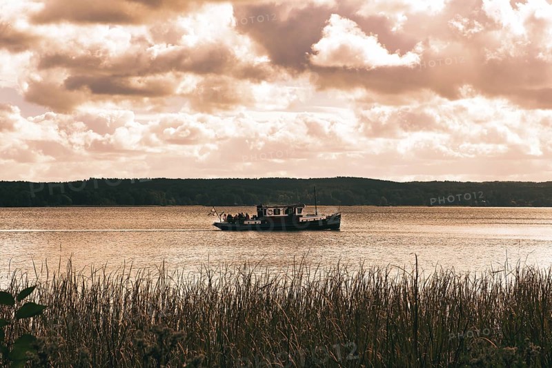 Sunset at Scharmützelsee, Bad Saarow, Brandenburg, Germany, Europe