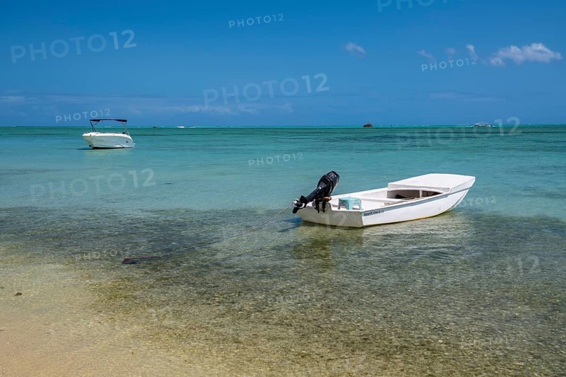 Beach, Beach, Ile aux Benitiers, Le Morne Brabant, West coast, Indian Ocean, Island, Mauritius, Africa