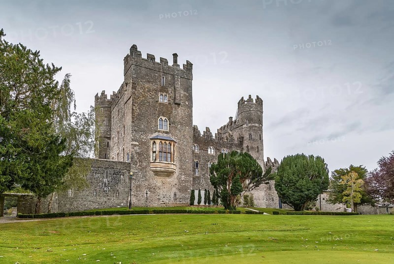 Kilkea Castle is a medieval stronghold near the village of Kilkea, Ireland, Europe
