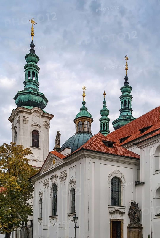 The Basilica of the Assumption of Our Lady is a church in the Strahov Monastery, Prague. It was originally constructed as a Romanesque basilica and later rebuilt in Baroque style