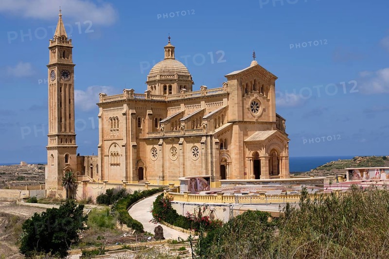 Basilica of the National Shrine of the Blessed Virgin of Ta' Pinu is a Roman Catholic minor basilica and national shrine, Gharb, Malta, Europe