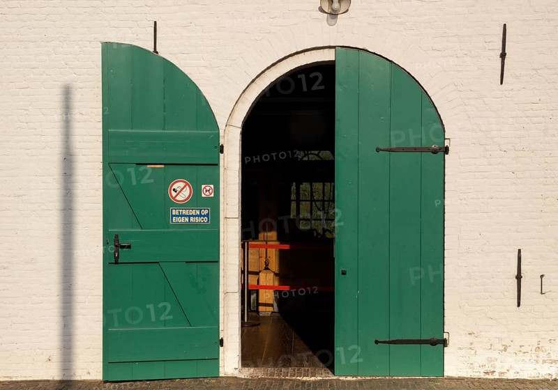 Entrance of the Kilsdonkse watermill near the Dutch village Dinther