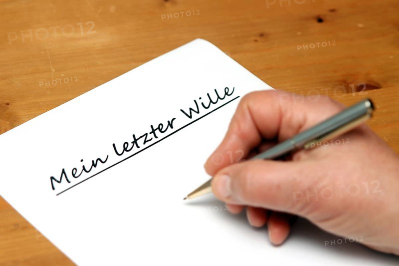 My last will and testament