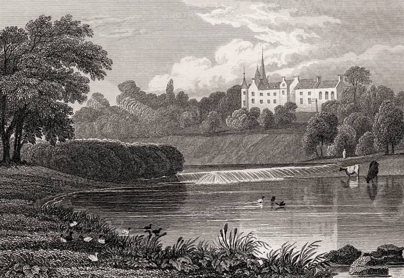 Brechin Castle, Brechin, Angus, Scotland, 19th century, from Modern Athens by Th. H. Shepherd