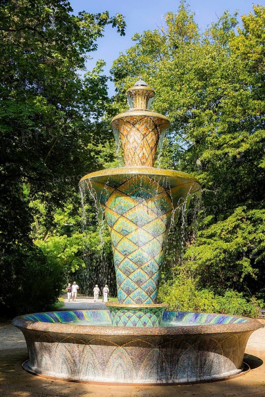 Mosaic Fountain in the Great Garden