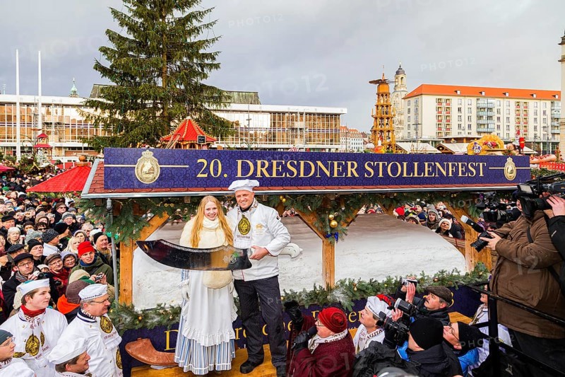 20th Stollen Festival at the Striezelmarkt in Dresden