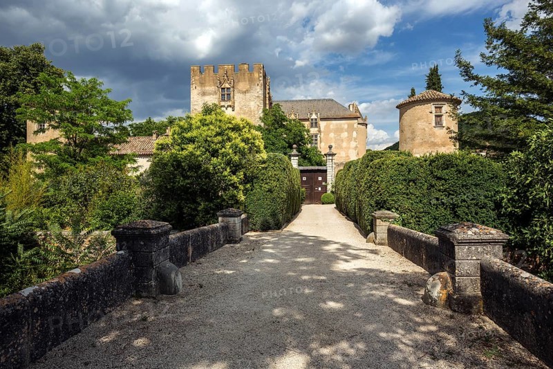 Château d Allemagne en Provence, Allemagne-en-Provence, Département Alpes-de-Haute-Provence, Provence, France, Europe