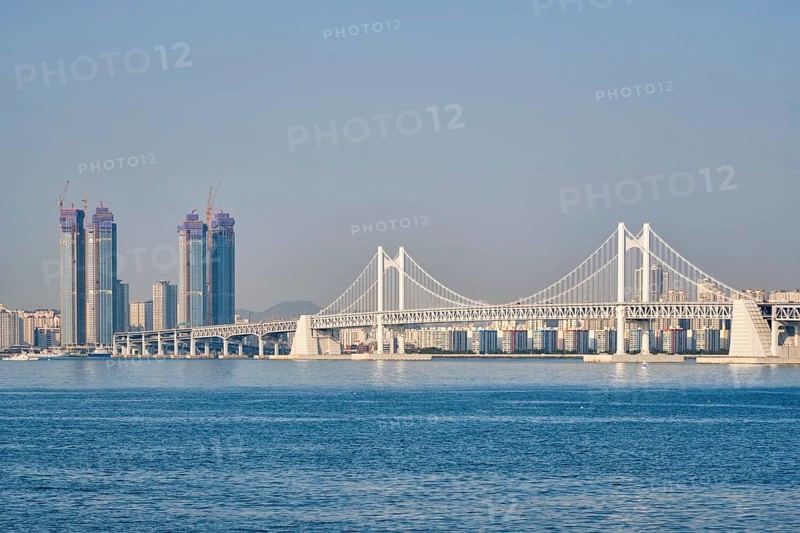 Gwangan Bridge in Busan, South Korea, Asia