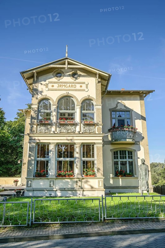 Museum Villa Irmgard, Maxim-Gorki-Straße, Heringsdorf, Usedom, Mecklenburg-Vorpommern, Germany, Europe