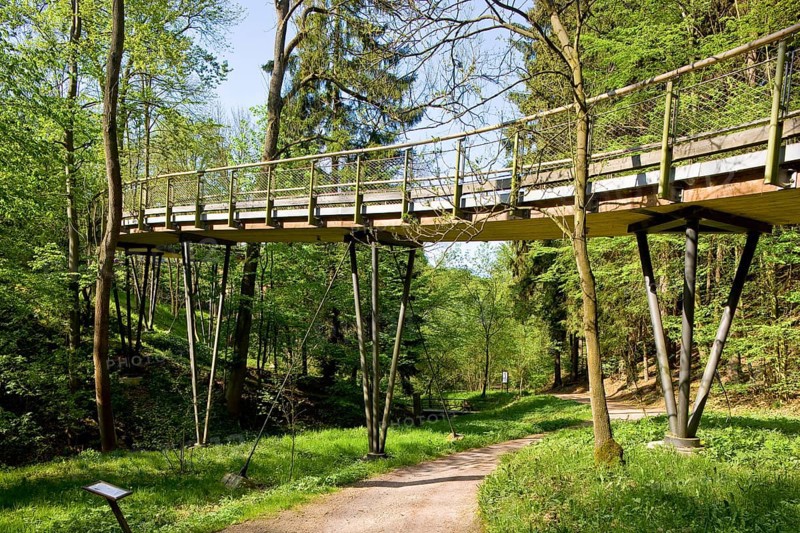 Tharandt Forest Botanical Garden of the TU Dresden, Zeisiggrundbrücke