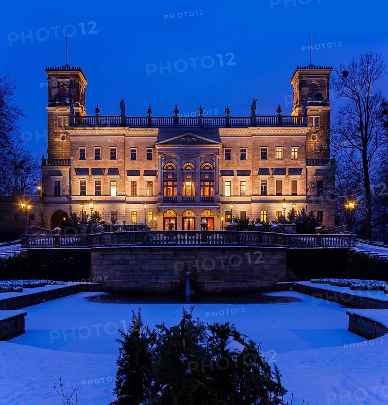 Albrechtsberg Castle in Winter