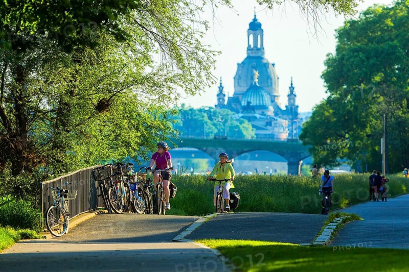 Elbe Cycle Route in Dresden