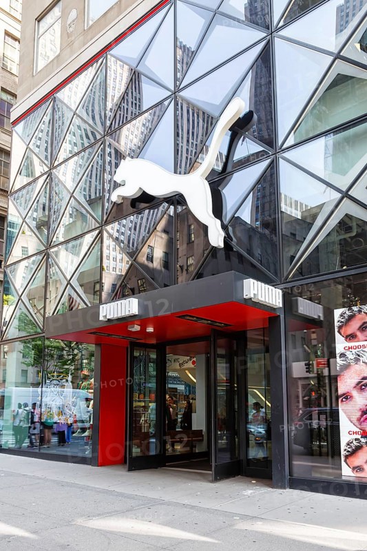 PUMA Flagship Store shop on 5th Avenue in New York, USA, North America