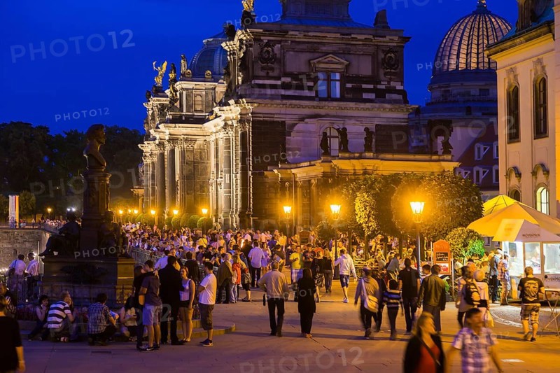 Brühl's Terrace for the city festival in Dresden