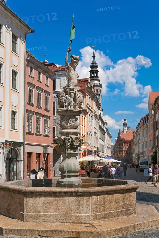Görlitz Georgsbrunnen at the Obermarkt
