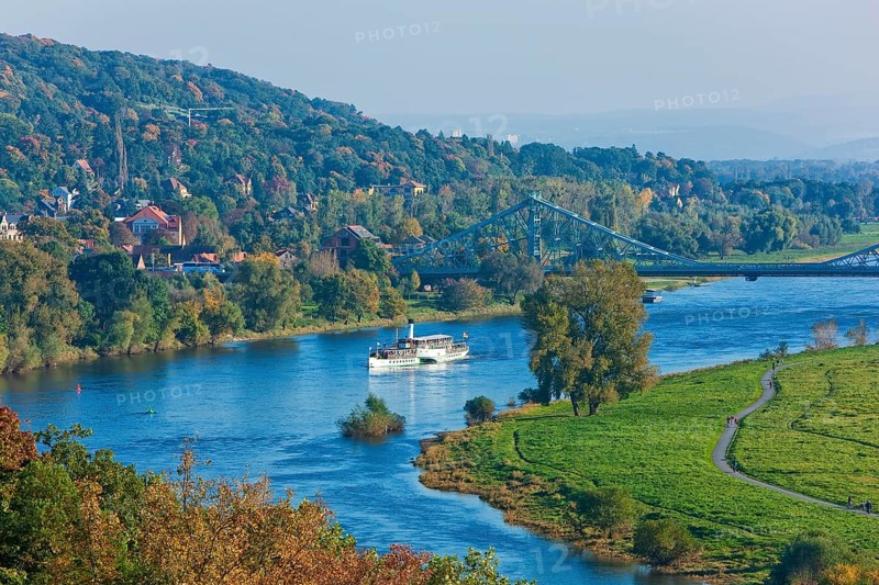 View of the Elbe valley