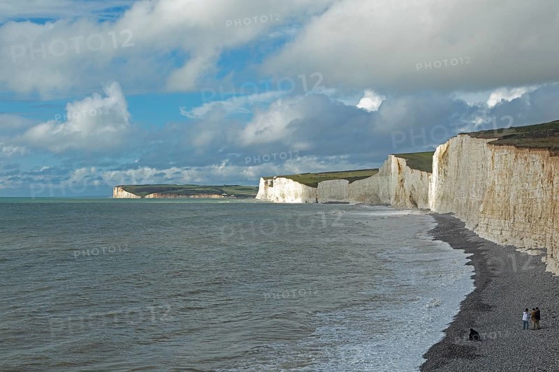 White Cliffs, Seven Sisters, Birling Gap, East Sussex, England, Great Britain