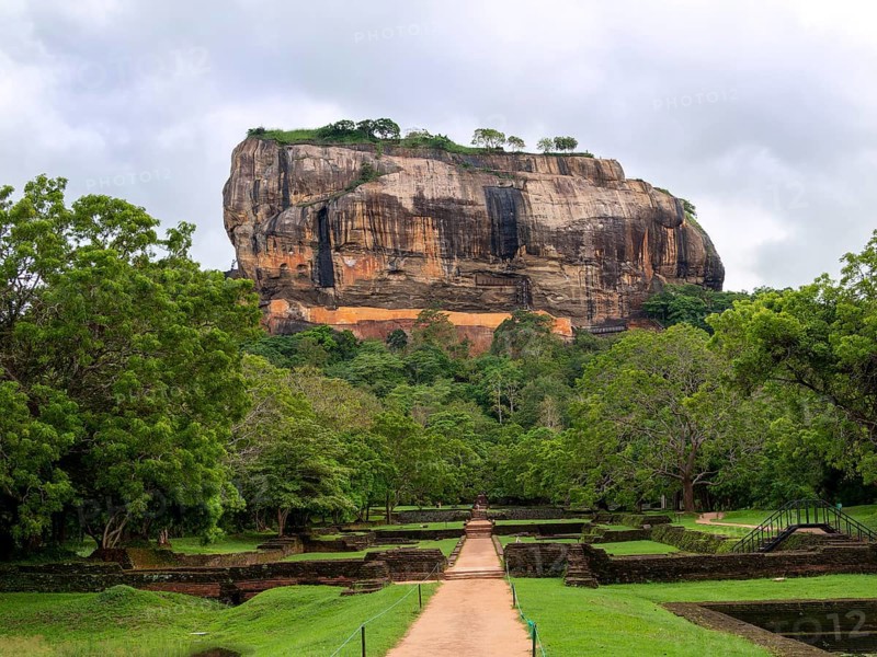 Sigiriya Rock and ancient fortress, Sri Lanka, Asia