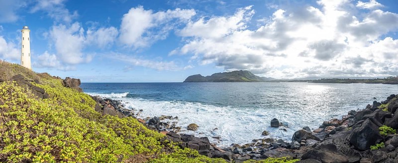 Ninini Point Lighthouse, Lihue, Kauai, Hawaii, USA, North America