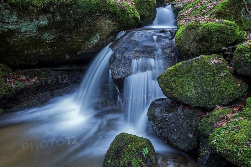 Gertelbach, Gertelbach Waterfalls, Gertelbach Falls, Gertelbach Gorge, Bühl, Bühlertal, Northern Black Forest, Black Forest, Baden-Württemberg, Germany, Europe