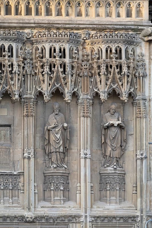 Detail, Cathedral, Canterbury, Kent, England, Great Britain