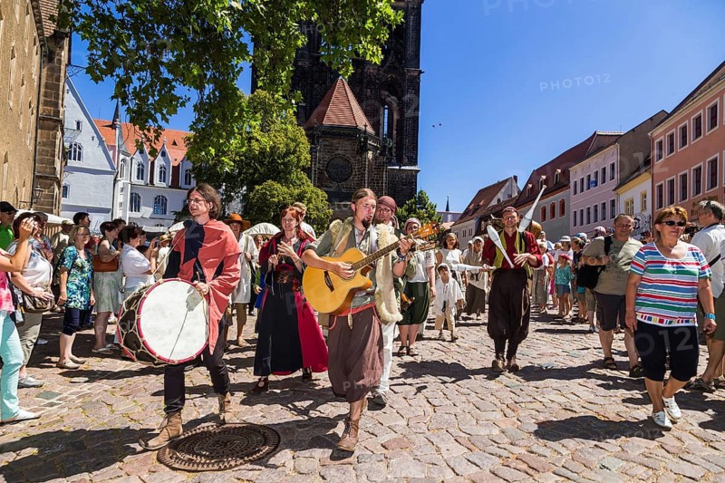 Settlers' procession at Albrechtsburg Castle