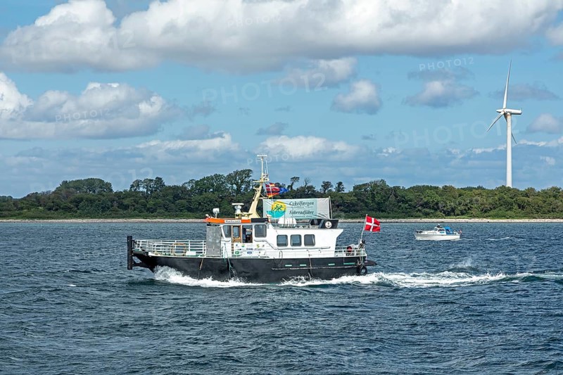 Bicycle ferry, coast near Broager, Syddanmark, Denmark, Europe