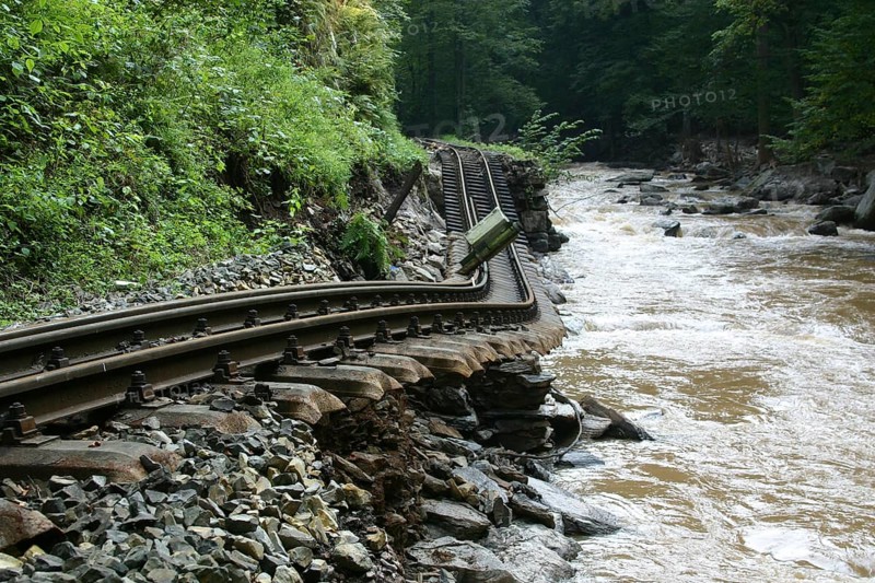 Rabenauer Grund after the flood of 2002