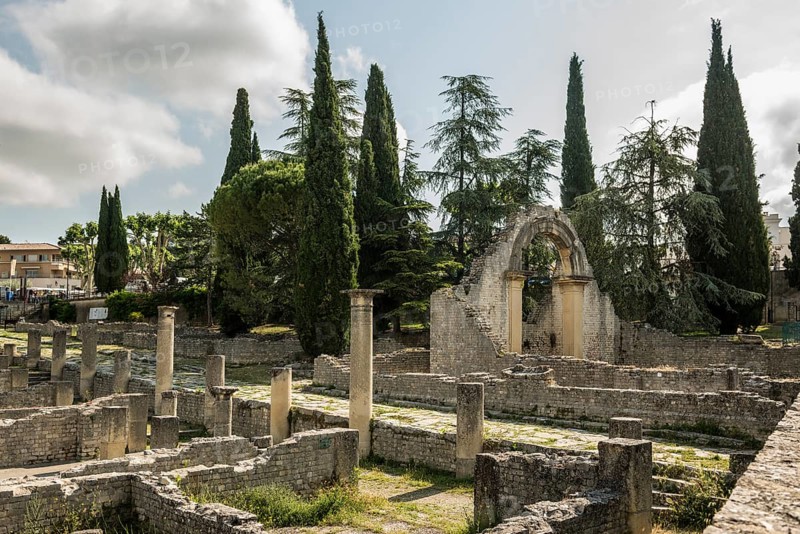 Roman archaeological site, Vaison-la-Romaine, Département Vaucluse, Provence, Provence-Alpes-Côte dAzur, France, Europe