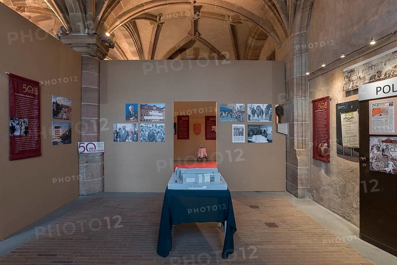 Pellerhaus Entrance Hall, 50 Years Old Town Friends of Nuremberg, Documentation, Egidienplatz, Nuremberg, Middle Franconia, Bavaria, Germany, Europe