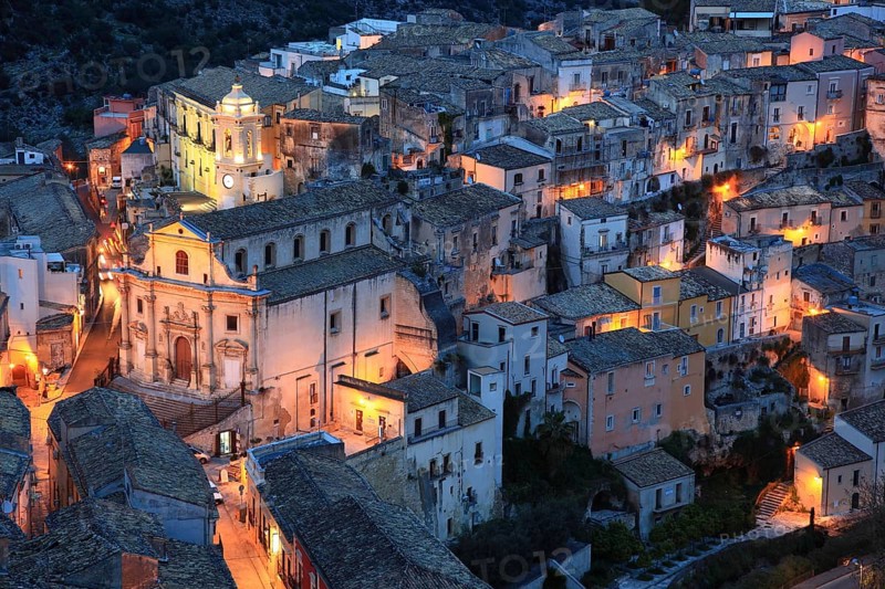 City of Ragusa, the Anime del Purgatorio Church, Chiesa della Anime Sante del Purgatorio in the late Baroque district of Ragusa Ibla, Unesco World Heritage Site, Sicily, Italy, Europe
