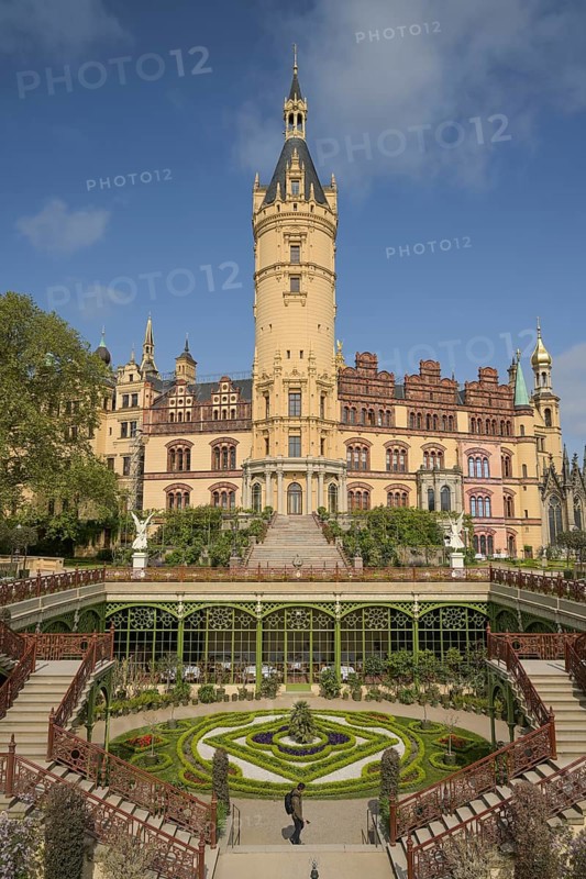 Orangery, Castle Garden, Schwerin Castle, State Parliament, Schwerin, Mecklenburg-Vorpommern, Germany, Europe