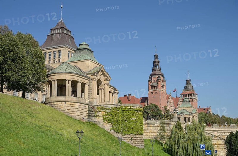 National Museum, Muzeum Narodowe, West Pomeranian Voivodeship Office, Zachodniopomorski Urzad Wojewodzki, Hakenterrasse, Szczecin, West Pomeranian Voivodeship, Poland, Europe