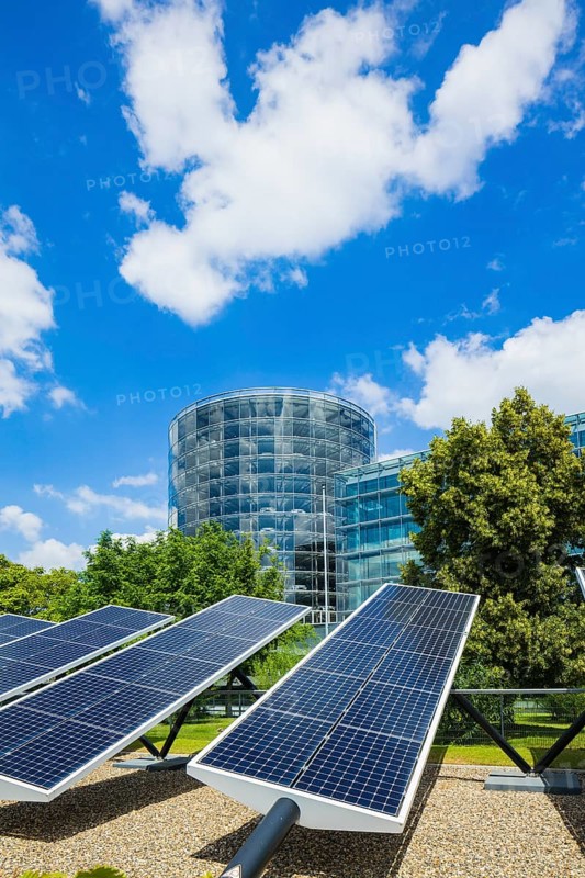 The Transparent Factory in Dresden is one of three production sites of Volkswagen Sachsen GmbH. The Phaeton was produced in Dresden from 2002 to 2016, and the Volkswagen brand's electric Golf since April 2017. With its own solar modules and green electricity, VW operates an e-charging park on the site