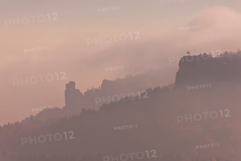 Morning at Gohrisch in Saxon Switzerland