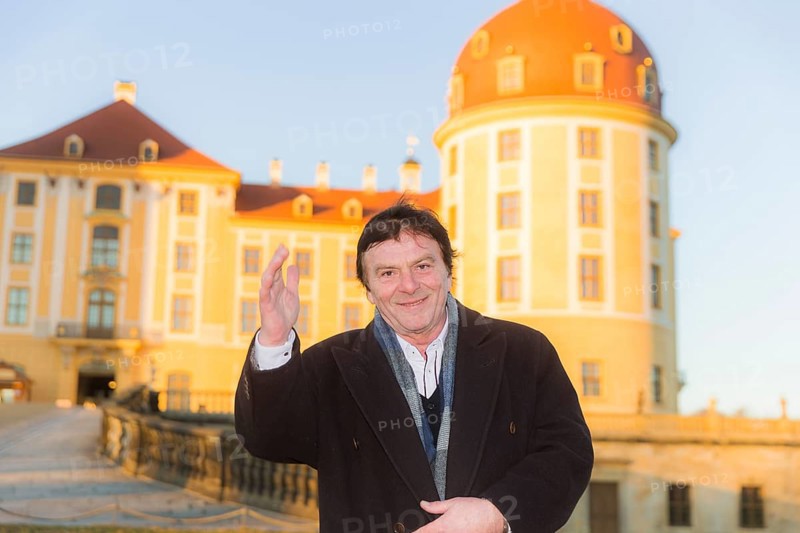 DEU Saxony Moritzburg Pavel Trávnícek, the Prince Charming from probably the most popular fairytale film of all time, Three Hazelnuts for Cinderella as a guest at Moritzburg Castle, where he gave an autograph session