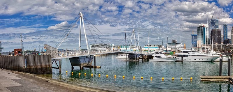Viaduct Lift Bridge, Marina, Auckland, Neuseeland