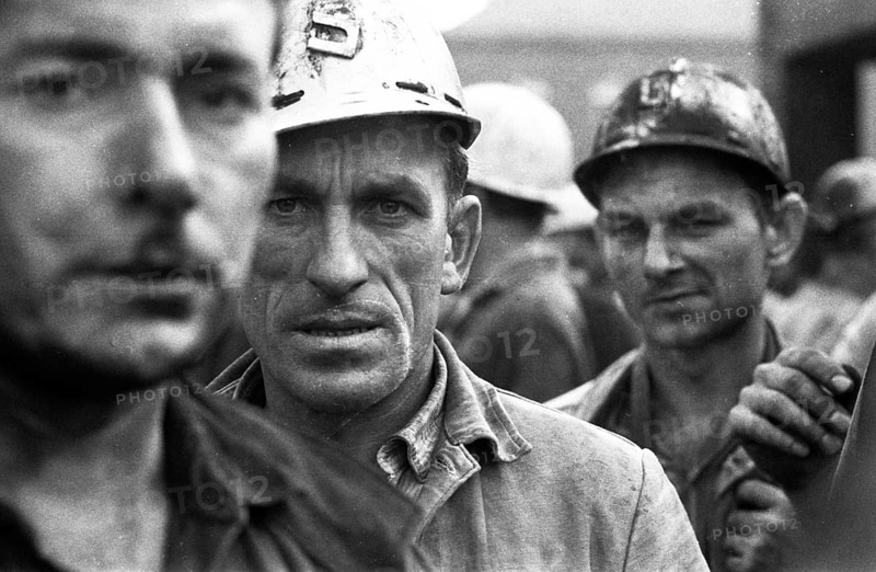 The spontaneous strike, here on 10.9.1969 by the miners of the Minister Stein colliery, was one of the starting points of the strike movement of what later became known as the September strikes in the coalfield, Germany, Europe