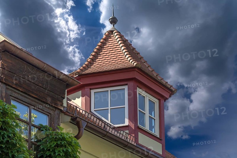 Historic Tower Notch, Geiersberg 23, Nuremberg, Middle Franconia, Bavaria, Germany, Europe