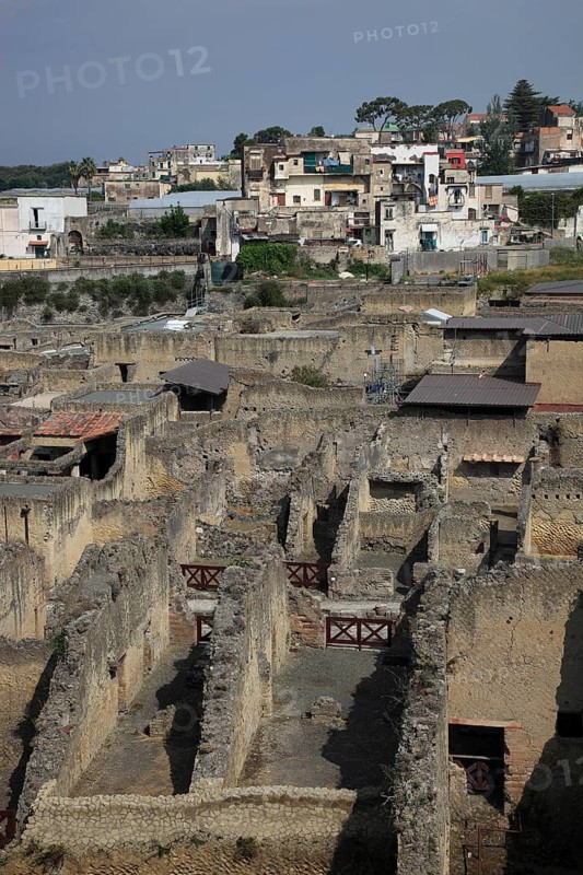 Ruined city of Herculaneum, Campania, Italy, Europe