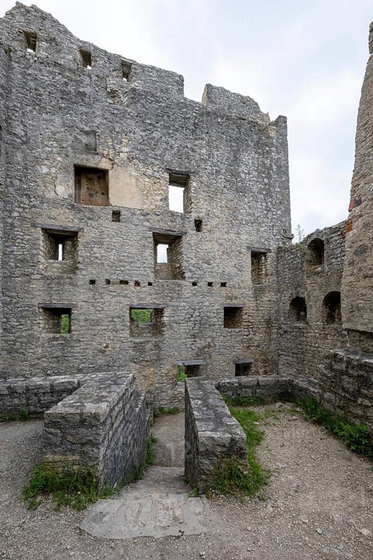 Reußenstein ruins, Swabian Alb, Baden-Württemberg, Germany, Europe