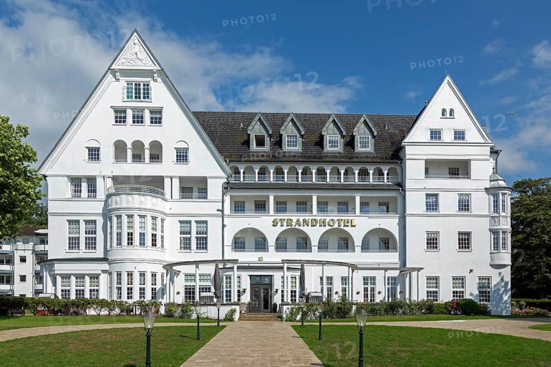 Strandhotel, Glücksburg, Schleswig-Holstein, Germany, Europe