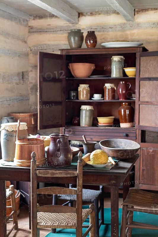 Appomattox, Virginia, Appomattox Court House National Historical Park, site of General Robert E. Lee's surrender to General Ulysses S. Grant in 1865 to end the American Civil War. The kitchen of the McLean House, where the surrender occurred, is in a separate building behind the main house