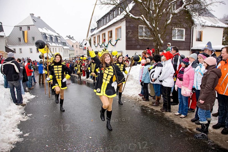 The ski and ice carnival in Geising is one of the highlights of the winter season in the Ore Mountains