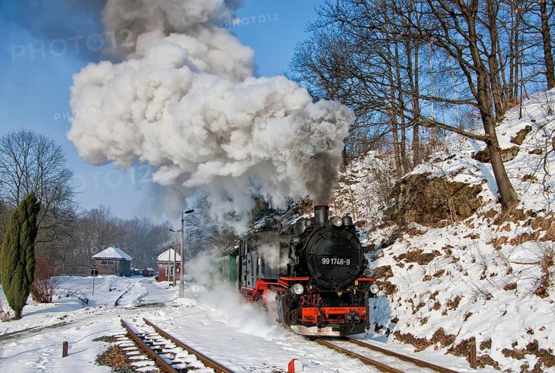 Little railway in Seifersdorf