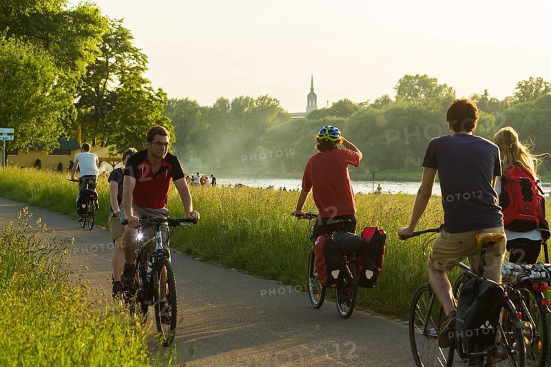 Elbe Cycle Route in Dresden