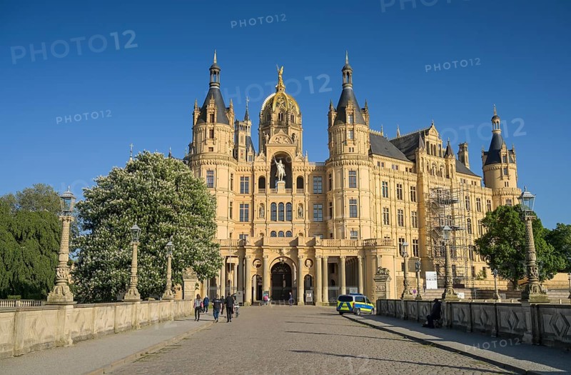 Schwerin Castle, State Parliament, Schwerin, Mecklenburg-Vorpommern, Germany, Europe