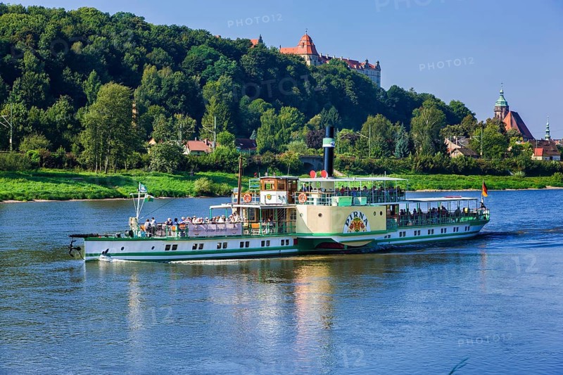 Elbe steamer Pirna in front of Pirna Pirna is a large district town and the administrative centre of the district of Sächsische Schweizosterzgebirge and the administrative community of Pirna in the Free State of Saxony, administrative district of Dresden. It is considered the gateway to Saxon Switzerland