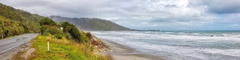 Coast of the Western South Island, between Charleston and Te Miko, New Zealand, Oceania